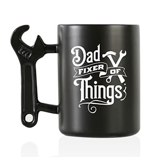 Dad Coffee Mug with Wrench Handle
