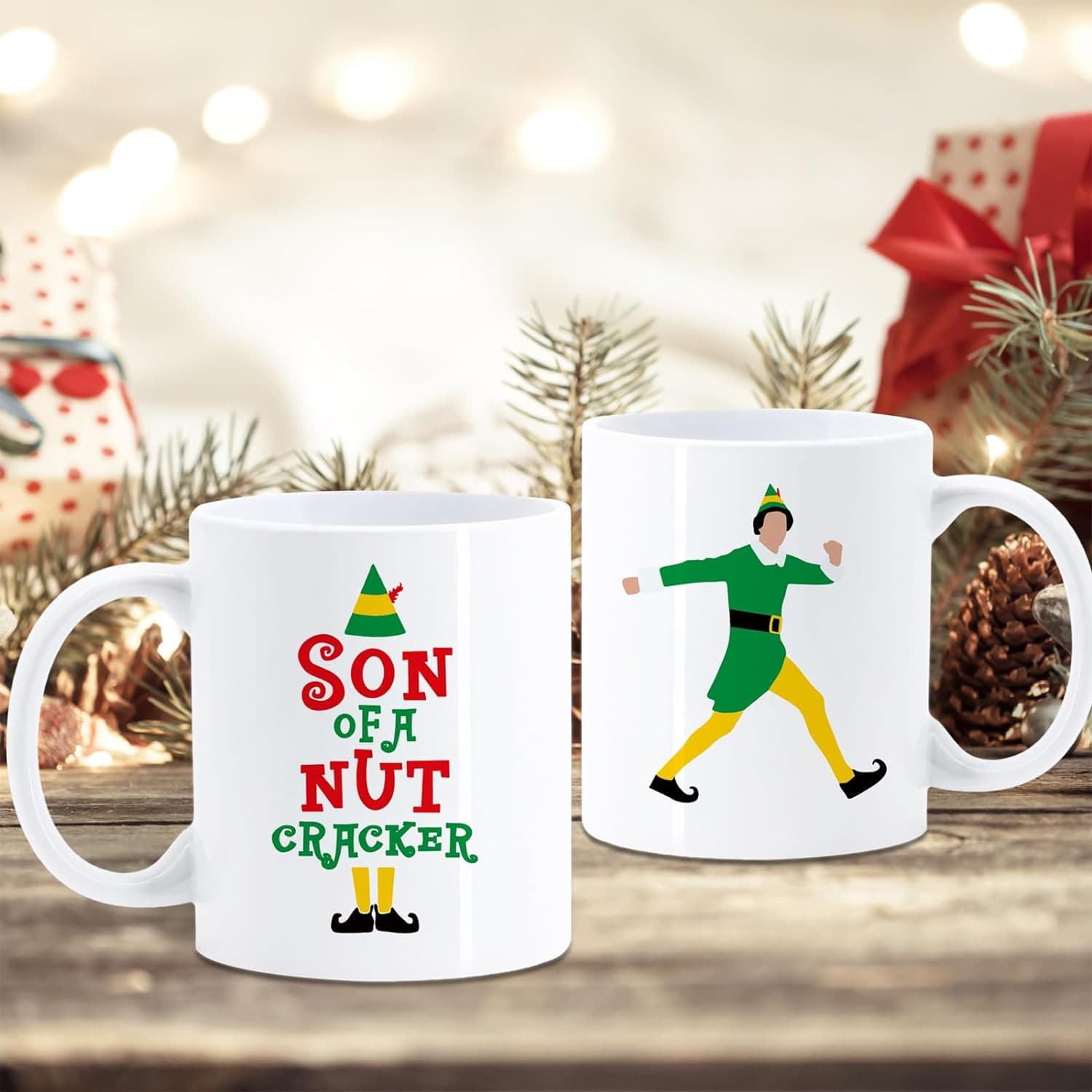 Buddy The Elf Mug, Funny Christmas Coffee Mug