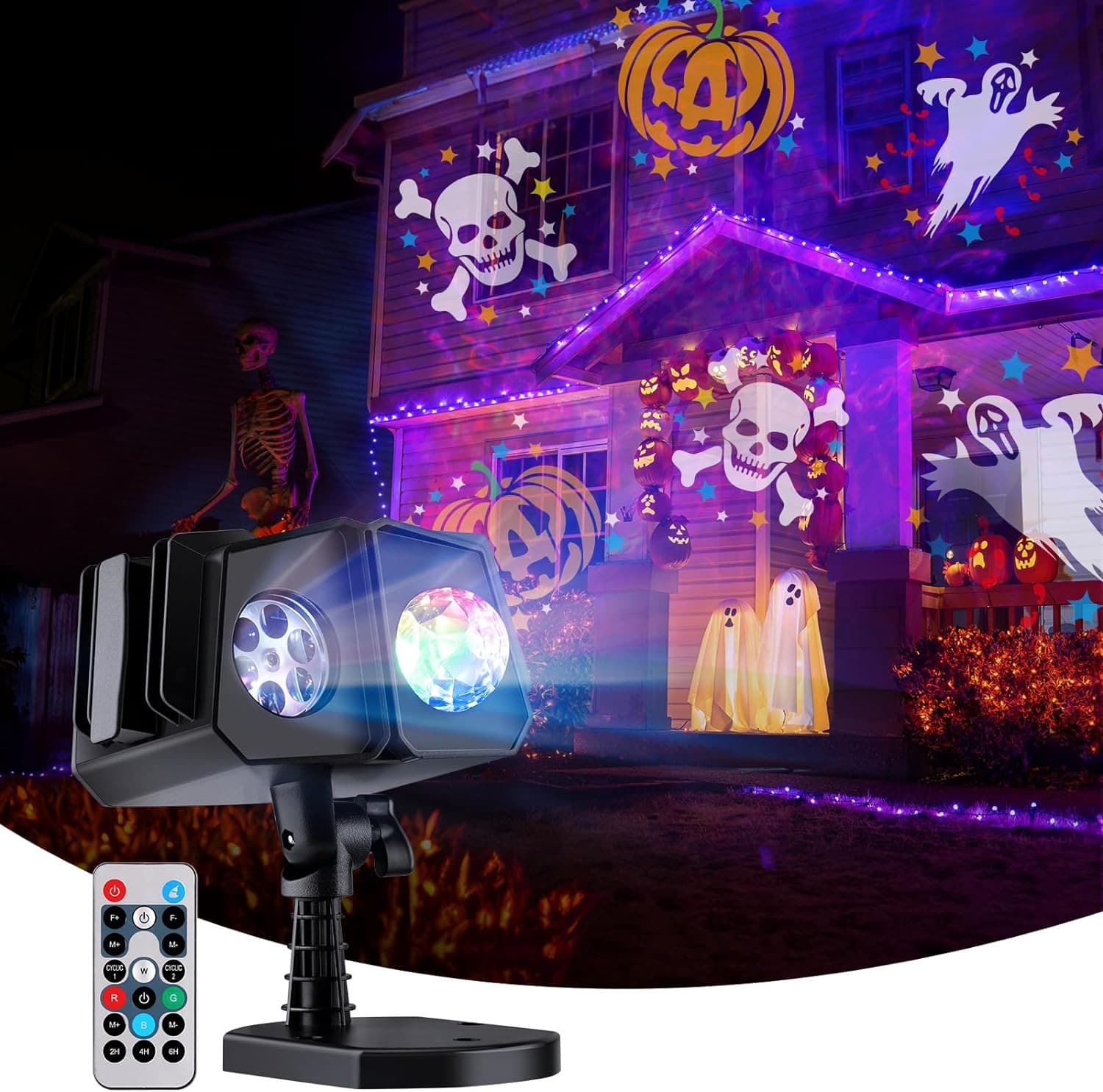 Halloween Christmas Projector (Outdoor) 26 HD Effects