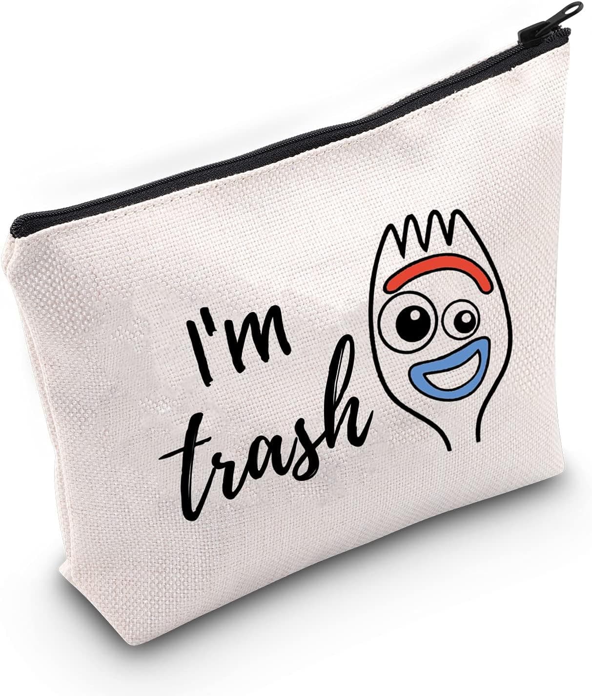Forky Toy Story I'm Trash Makeup Bag
