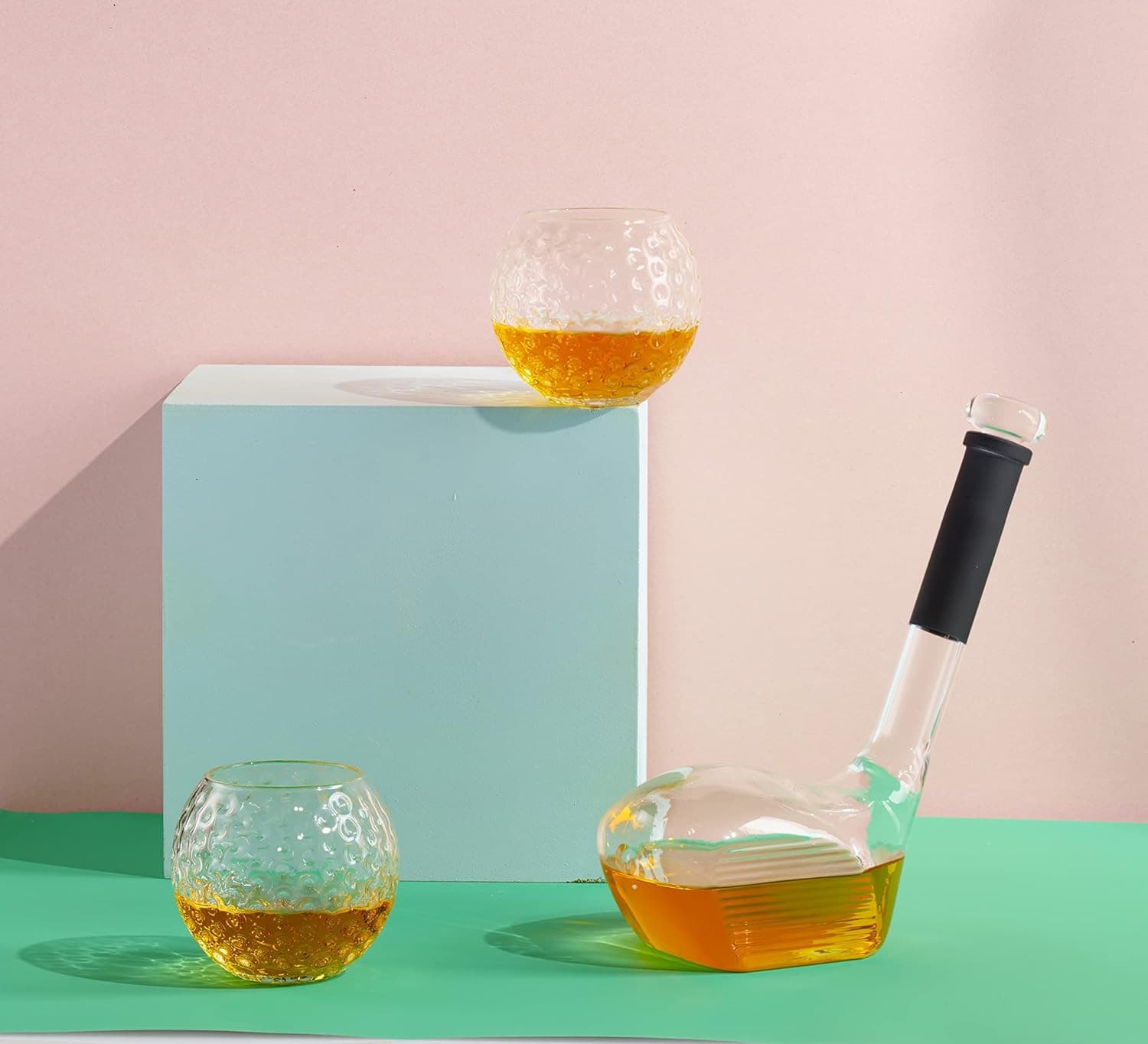 Golf Whiskey Decanter Set