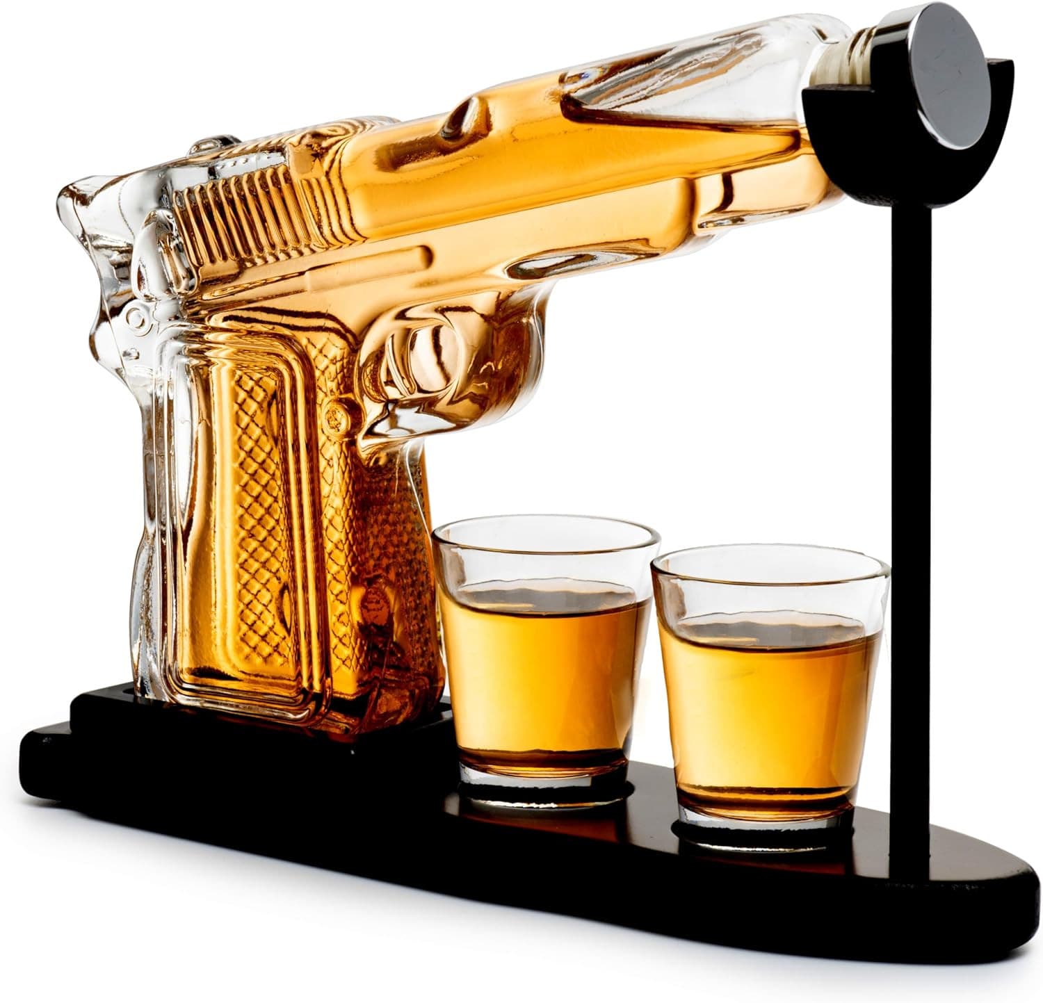9 Oz Whiskey Gun Decanter Set with Glass - Image 1